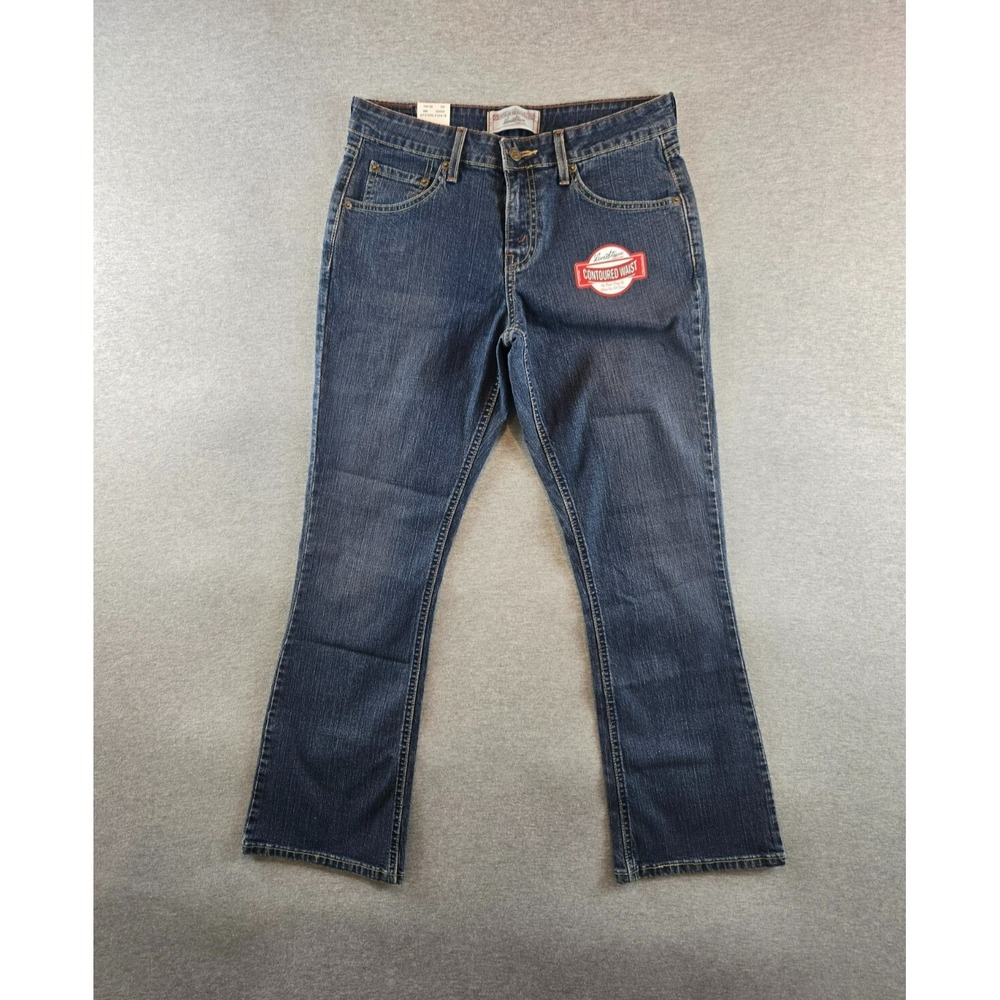 Y2K Levi Strauss Signature Jeans Women 4 Misses Short Low Rise Bootcut Deadstock